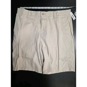 Amazon Essentials 100% Cotton Classic Fit 7'' Inseam Men's Shorts US 33 Stone